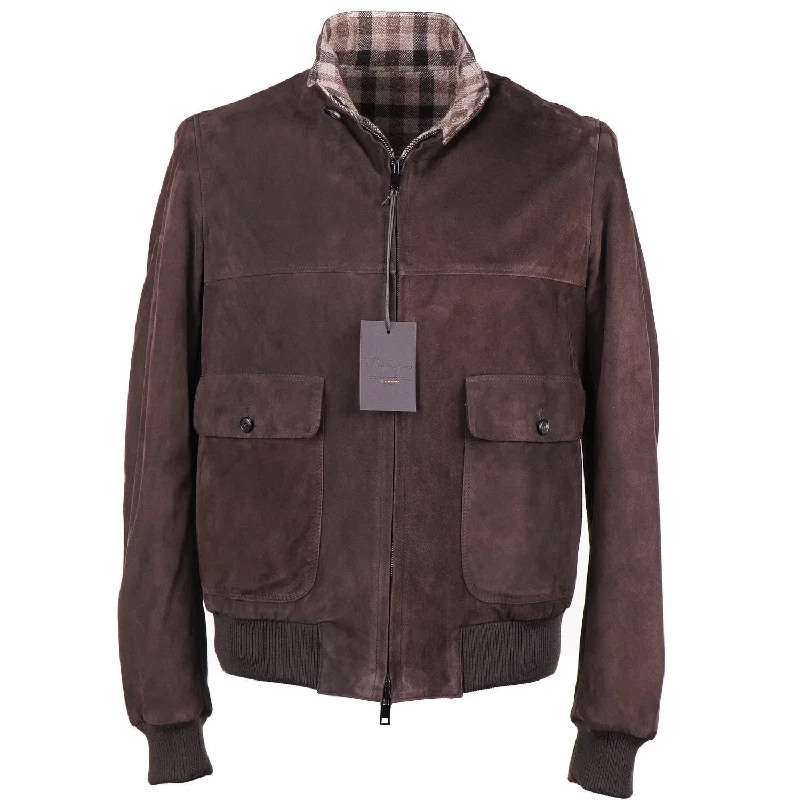 Lightweight Apparel Urban Sweaters Rifugio Reversible Suede and Cashmere Jacket