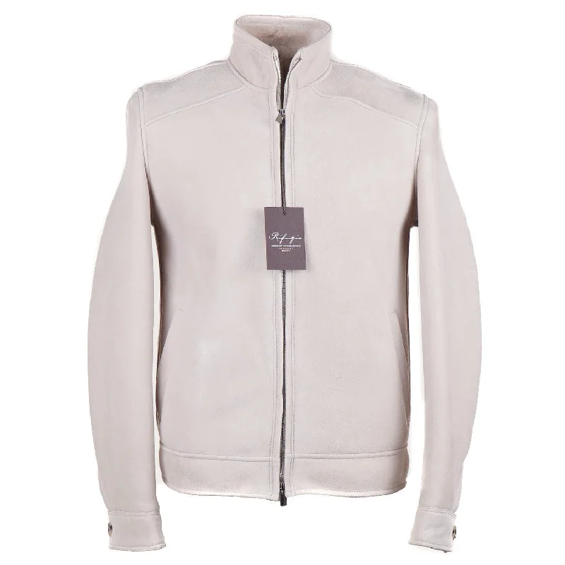 Soft Materials Smart Denim Rifugio Shearling Leather Moto Jacket