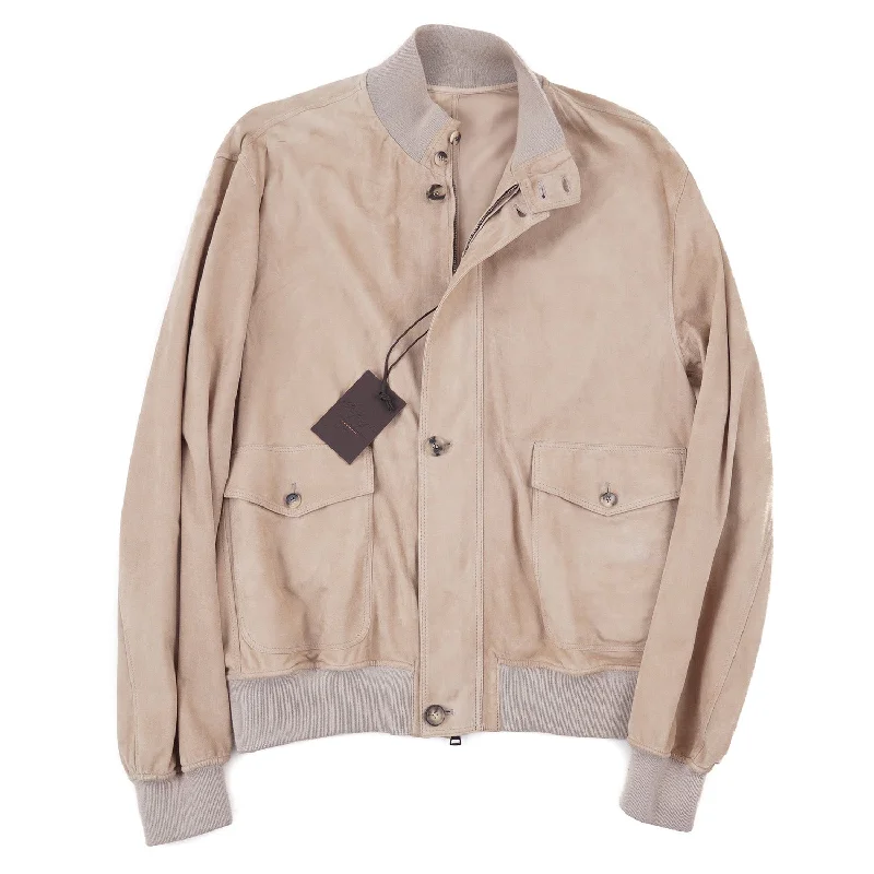 Rifugio Unlined Suede Bomber Jacket