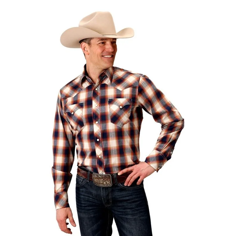 Comfy Hoodies Sleek Tops Roper Western Shirt Mens L/S Arrow Dobby Blue 03-001-0062-1008 BU Comfy Hoodies Sleek Tops Roper Western Shirt Mens L/S Arrow Dobby Blue 03-001-0062-1008 BU