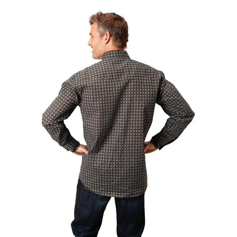 Cool Jackets Bold Pants Roper Western Shirt Mens L/S Foulard Brown 03-001-0225-6015 BR Cool Jackets Bold Pants Roper Western Shirt Mens L/S Foulard Brown 03-001-0225-6015 BR