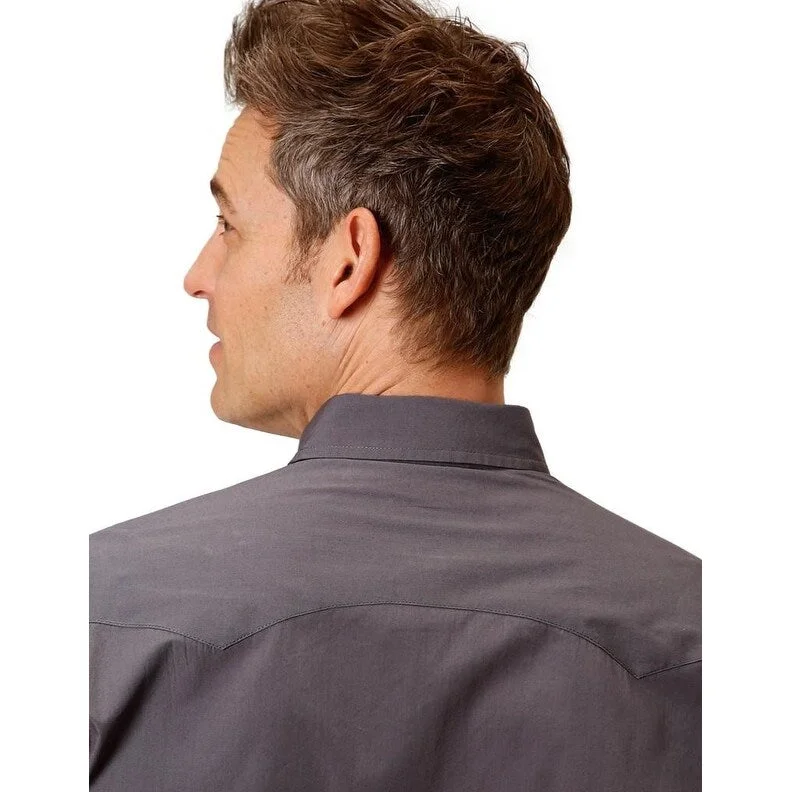 Outdoor Outfits Stylish Shorts Roper Western Shirt Mens Long Sleeve Solid Gray 03-001-0060-0752 GY Outdoor Outfits Stylish Shorts Roper Western Shirt Mens Long Sleeve Solid Gray 03-001-0060-0752 GY