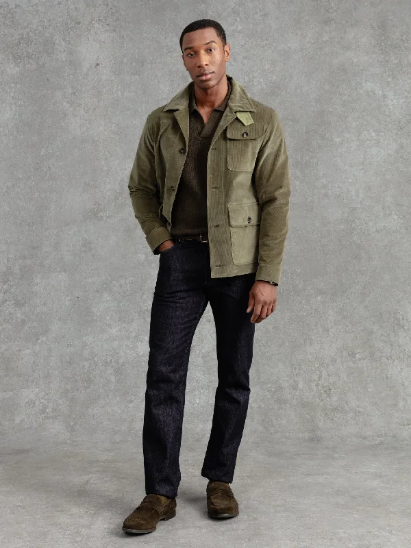 Functional Wear Basic Casuals The Cord Pocket Jacket - Sand