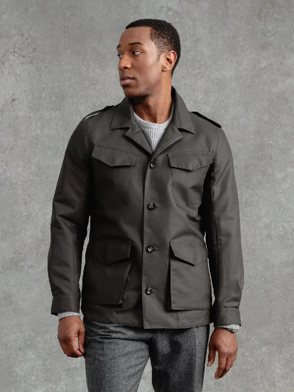 Outdoor Clothing Stylish Hoodies The Revere Field Jacket - Cobble Grey