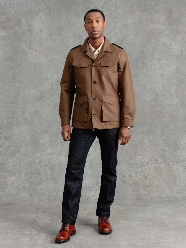 Cool Streetwear Casual Tops The Revere Field Jacket - Cinnamon