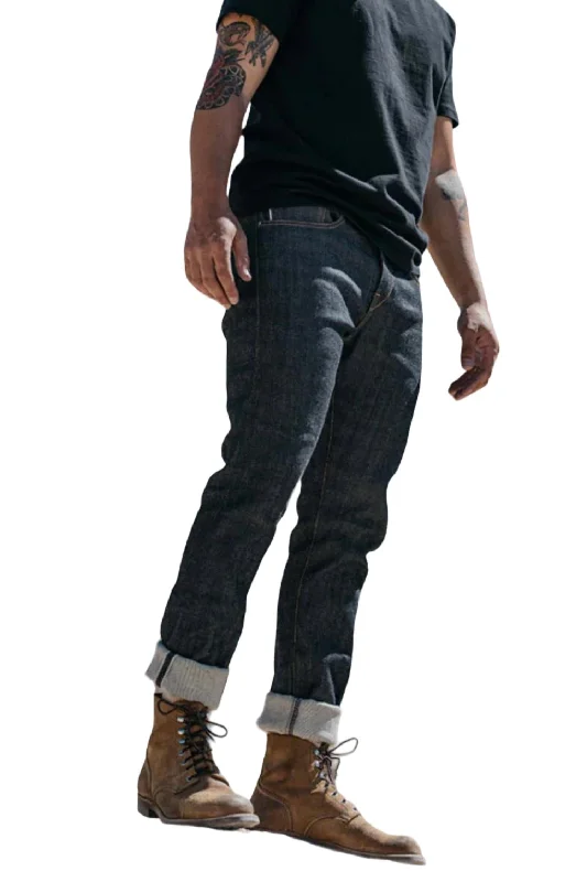 Cool Gear Active Tops The Scissors Slim Tapered Air 11.5Oz Selvedge Denim In Indigo Raw