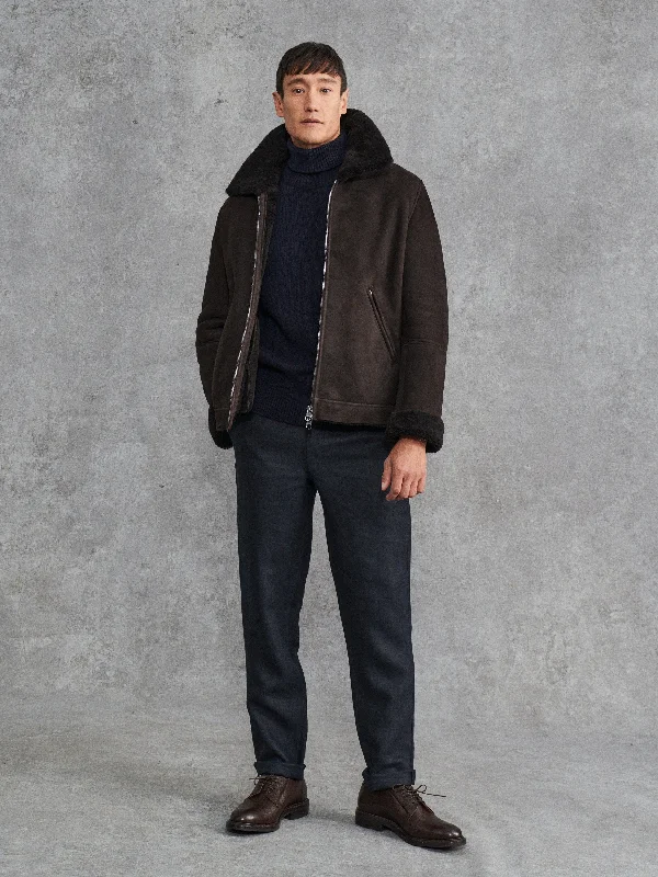 Cool Gear Comfortable Suits The Shearling Flight Jacket