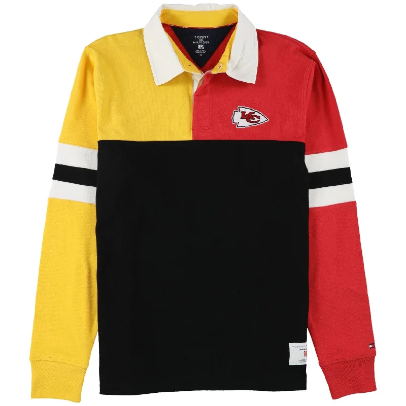 Cozy Looks Warm Outerwear Tommy Hilfiger Mens Kansas City Chiefs Rugby Polo Shirt, Red, Medium Cozy Looks Warm Outerwear Tommy Hilfiger Mens Kansas City Chiefs Rugby Polo Shirt, Red, Medium