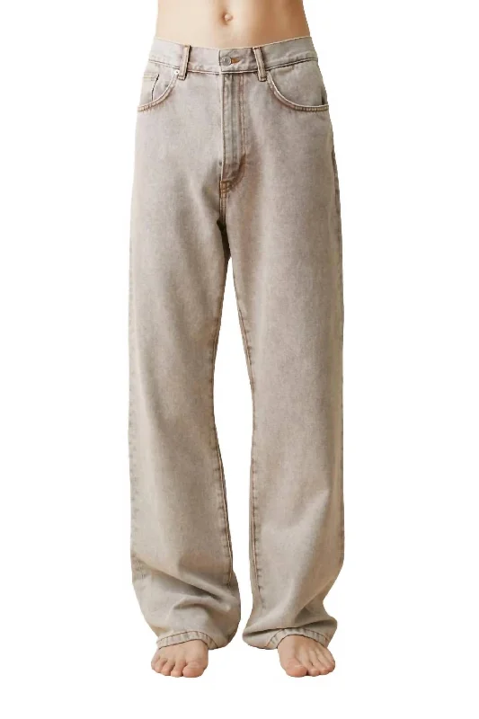 Everyday Apparel Casual Tops Vega Jeans In Clay 8 Weeks