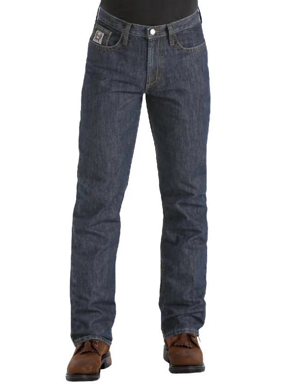 Comfortable Wearables Smart Jackets White Label Fire Resistant Straight Leg Jeans - Length 36" In Indigo Comfortable Wearables Smart Jackets White Label Fire Resistant Straight Leg Jeans - Length 36" In Indigo