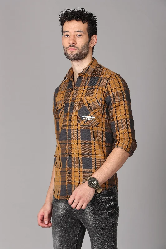 Timeless Style Summer Outfits Yellow Checks Shirt