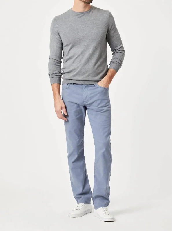 Urban Look Minimalist Jackets Zach Luxe Twill Pants In Flint Stone