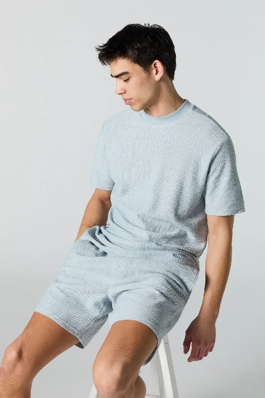 Comfy Styles Trendy Sweatshirts Active Textured Drawstring Short