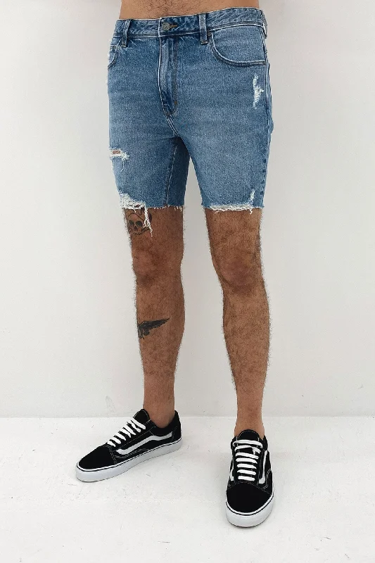 Trendy Styles Casual Sneakers A Cropped Slim Short Paradise Blues Rip