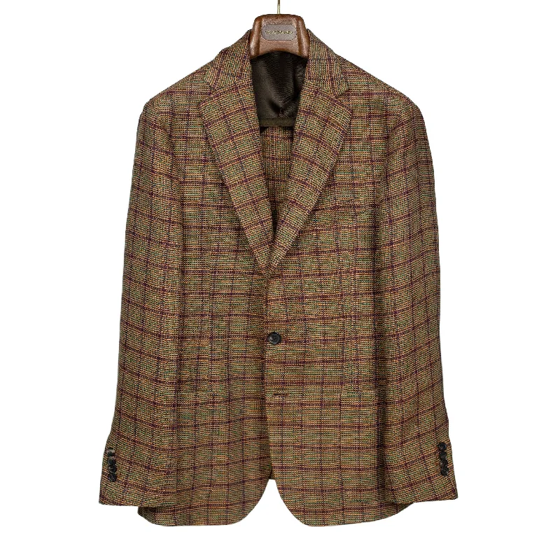 Effortless Comfort Fashion Hoodies AAnzo unstructured sport coat in copper and rust plaid linen Effortless Comfort Fashion Hoodies AAnzo unstructured sport coat in copper and rust plaid linen