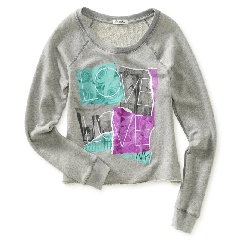 Effortless Comfort Comfortable Jeans Aeropostale Womens Love Ny Screenprint Cropped Sweatshirt Effortless Comfort Comfortable Jeans Aeropostale Womens Love Ny Screenprint Cropped Sweatshirt