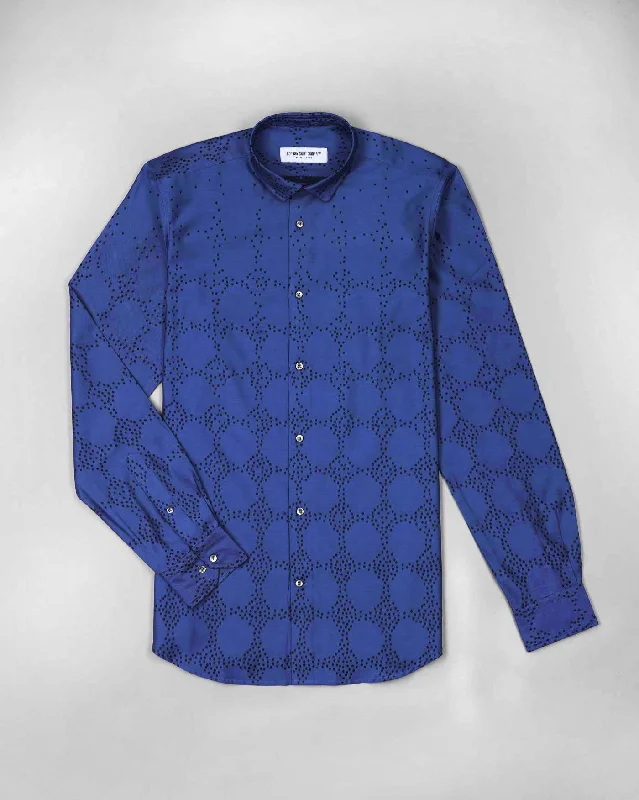 Weekend Wear Trendy Footwear Blue Funk Shirt