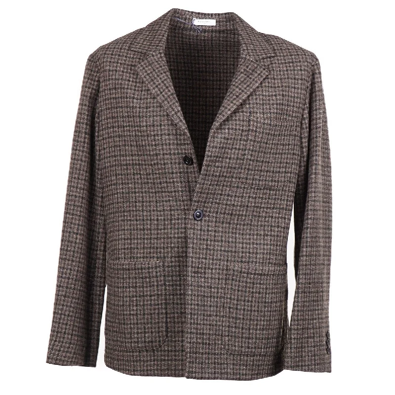 Street Gear Comfortable Hoodies Boglioli Wool-Cashmere 'Picasso Jacket'