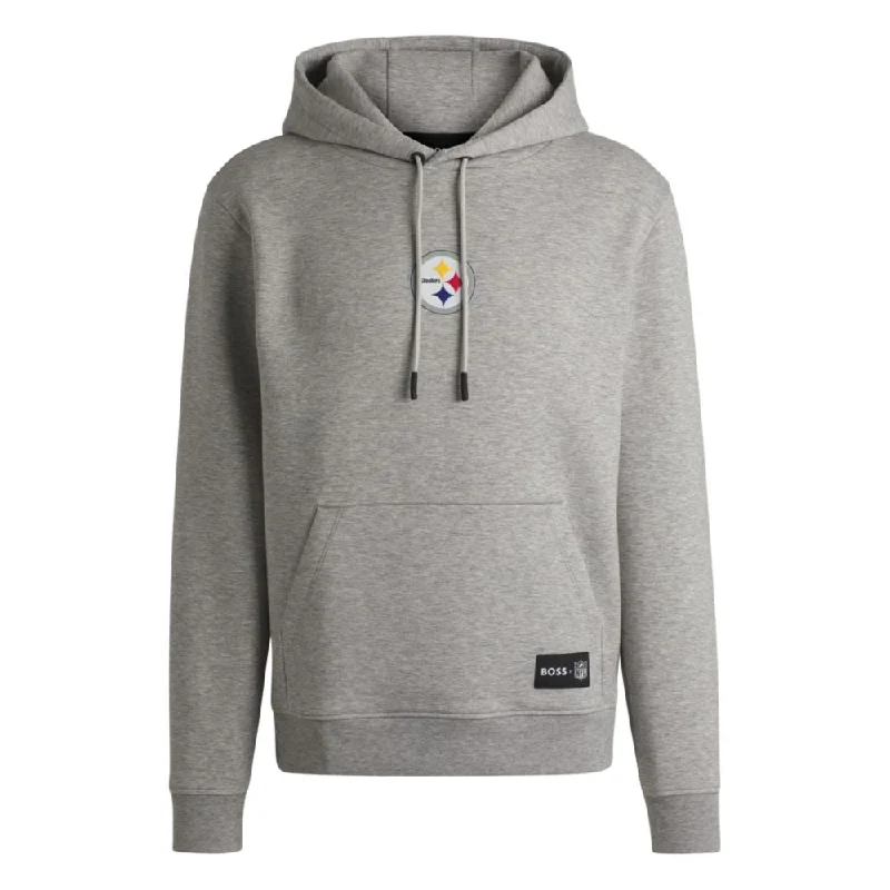 BOSS x NFL interlock hoodie with special branding