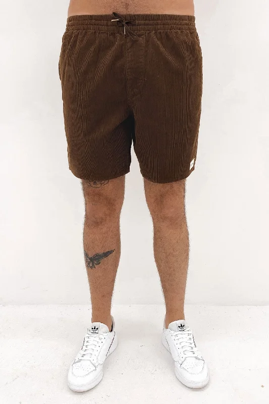 Classic Cord Jam Short Chocolate