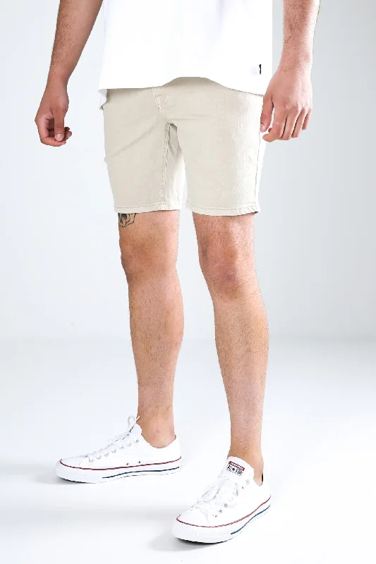 Sport Chic Premium Hoodies Deuce Short Oatmeal