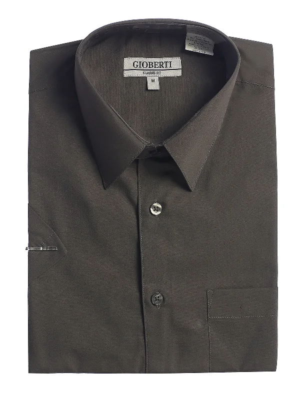 Comfy Hoodies Comfortable Sweaters Men's Short Sleeve Shirt, Dark Gray