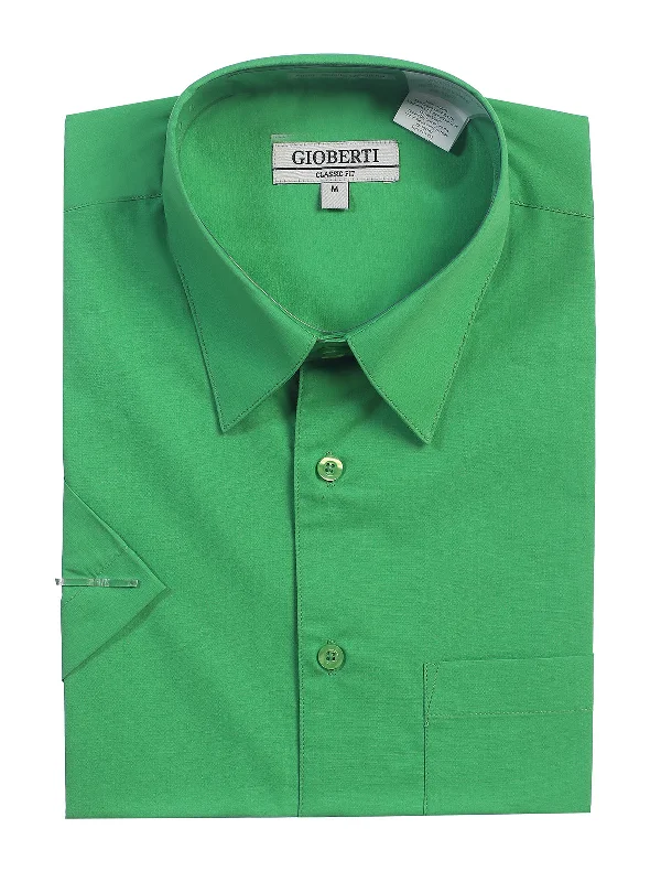 Active Essentials Cool Outerwear Men's Short Sleeve Shirt, Green