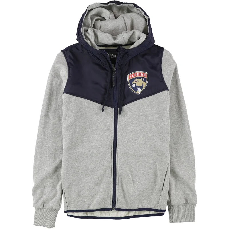Street Fashion Fashionable Hoodies G-III Sports Womens Florida Panthers Hoodie Sweatshirt, Grey, Small