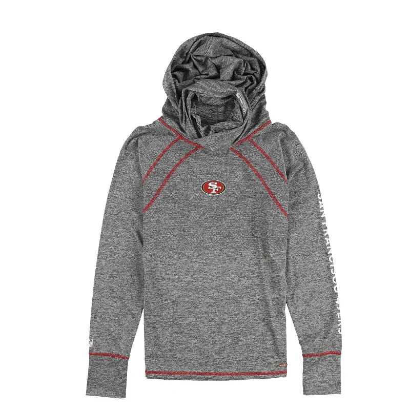 Everyday Denim Modern Pants G-III Sports Womens San Francisco 49ers Track Jacket Sweatshirt, Grey, Small