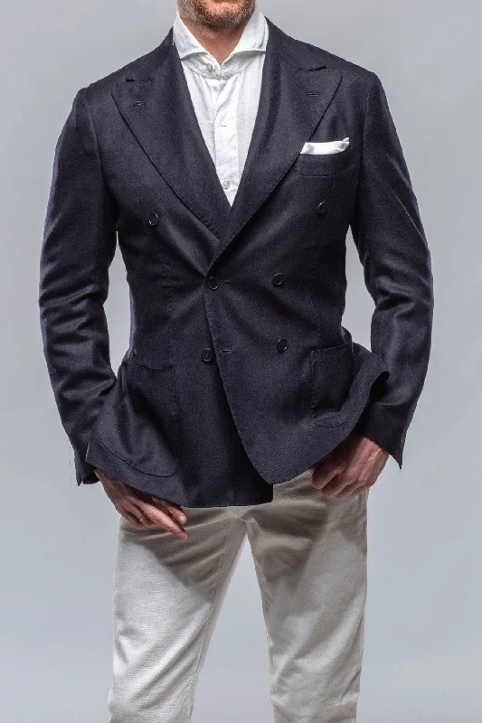 Flexible Styles Sleek Outerwear Geysir Double Breasted Cashmere Blazer