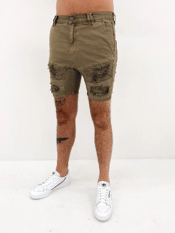 All-Weather Wear Comfortable Bottoms Hellcat Denim Short Dune
