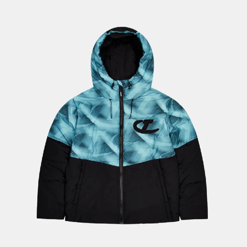 Hyperdrive Hooded Puffer - Black/Blue