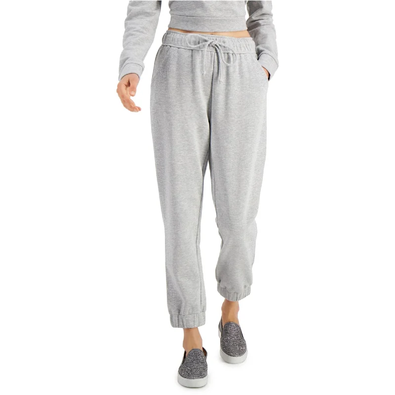 Flexible Wear Trendy Jeans I-N-C Womens Micro Studded Athletic Sweatpants