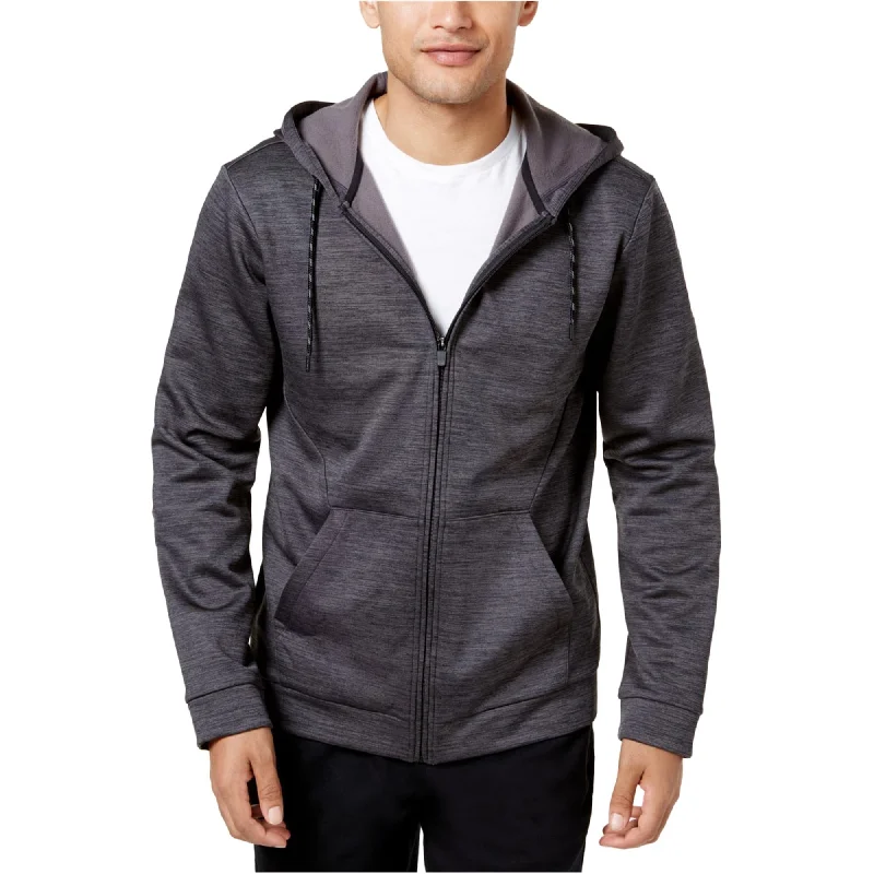 Sport Chic Cool Shorts Ideology Womens Performance Hoodie Sweatshirt, Grey, Large