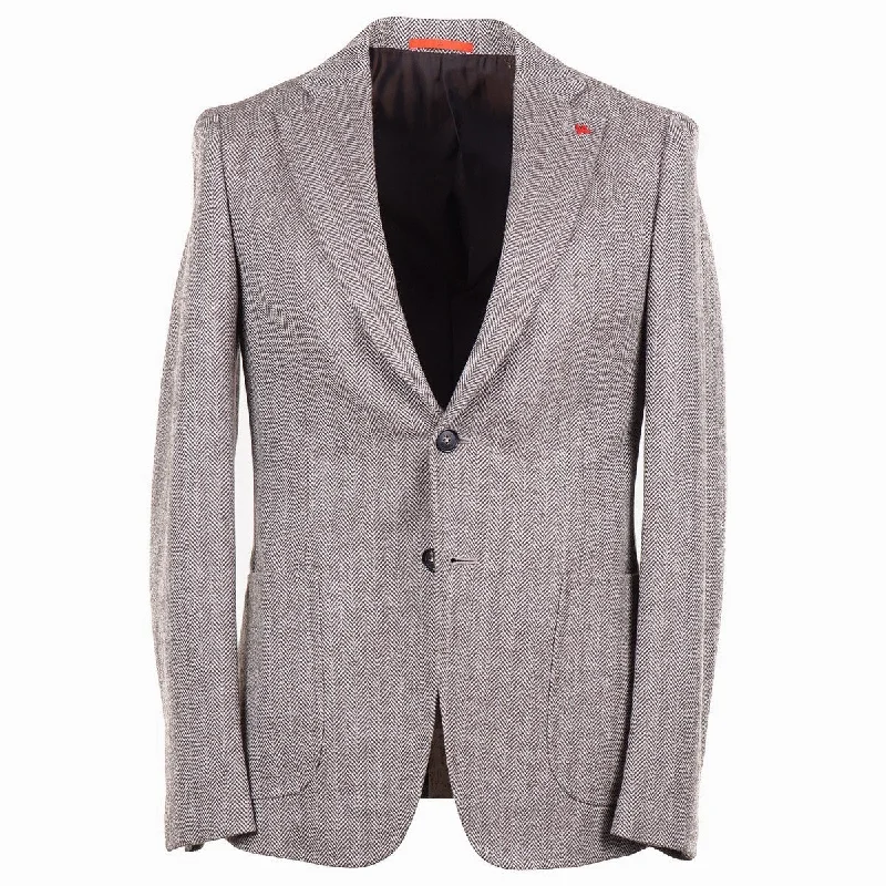 Practical Looks Classic Hoodies Isaia Slim-Fit Soft Wool Sport Coat