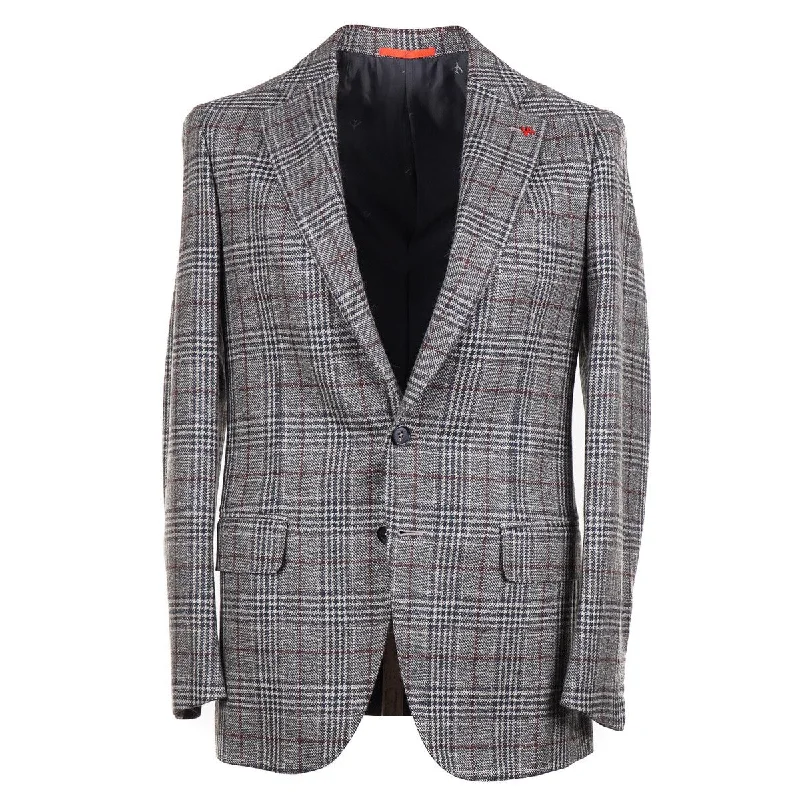 Trendy Apparel Premium Hoodies Isaia Trim-Fit Cashmere Sport Coat