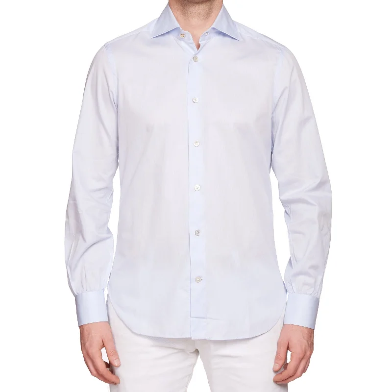 Comfy Suits Casual Sneakers KITON Napoli Handmade Bespoke Light Blue Twill Cotton Dress Shirt EU 40 NEW US 15.75 Comfy Suits Casual Sneakers KITON Napoli Handmade Bespoke Light Blue Twill Cotton Dress Shirt EU 40 NEW US 15.75