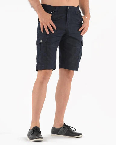 Functional Wear Sporty Hoodies Lois Enrique 1762-7700-19 Stretch Cargo Shorts - Slub Twill