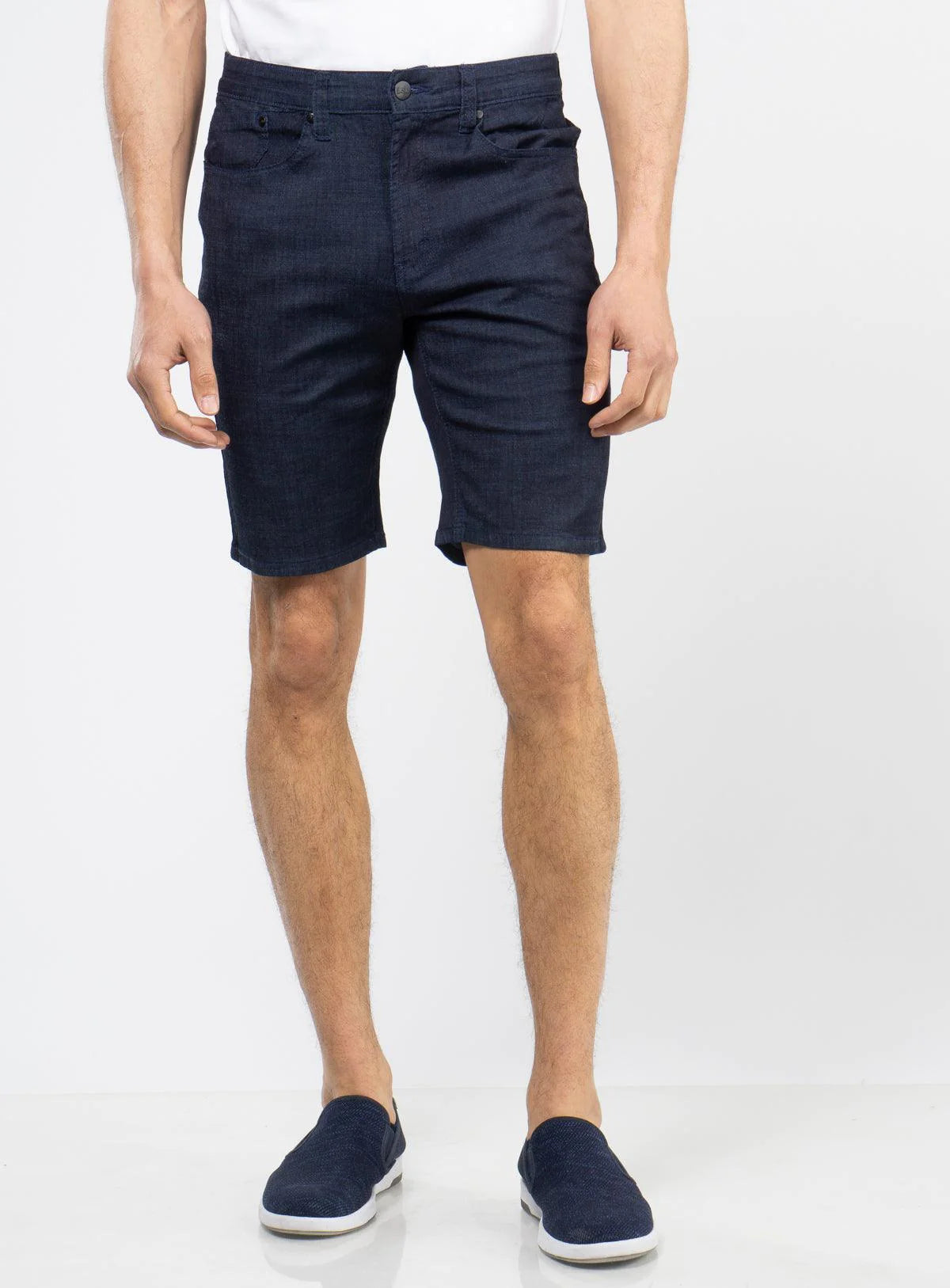 Sporty Trends Cozy Pants Lois - NAVY STRETCH 'DENNIS' BERMUDA 1811-7802-33
