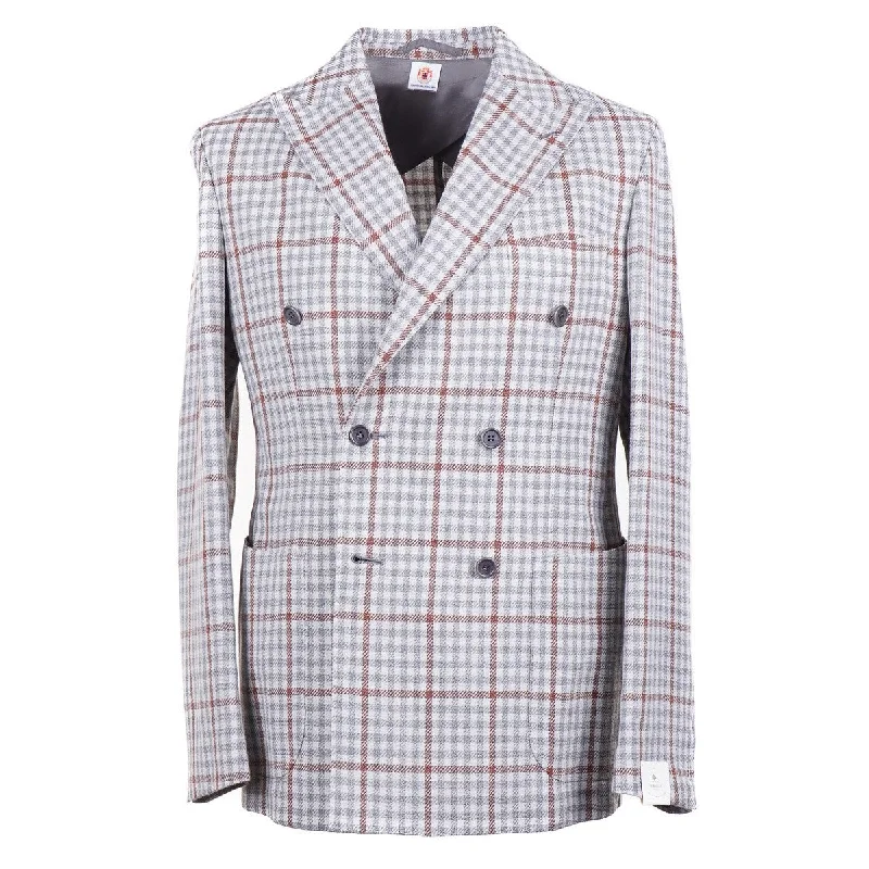 Comfy Outerwear Fashion Sweaters Luigi Borrelli Wool and Silk Sport Coat