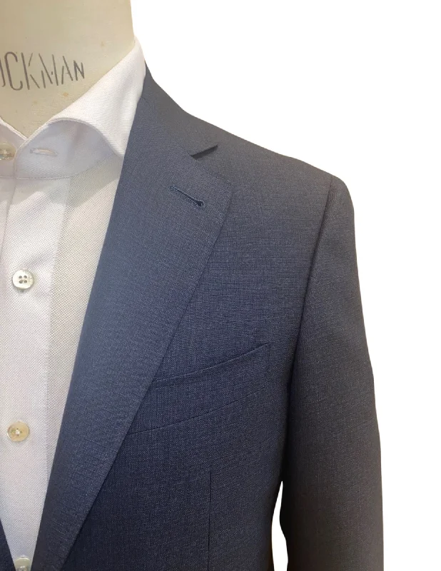 Navy Grid Suit