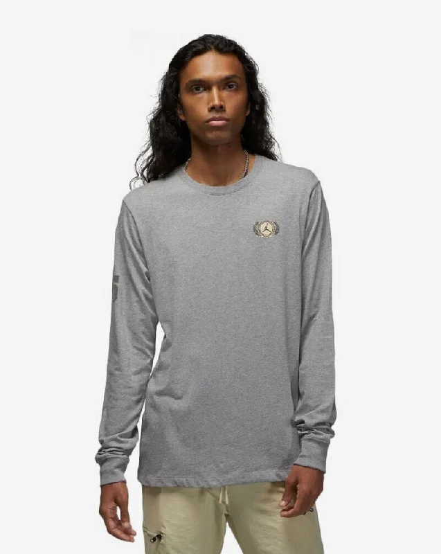 Casual Knitwear Relaxed Footwear Nike MJ Long Sleeve Crew Grey  DV1465-091 Men's