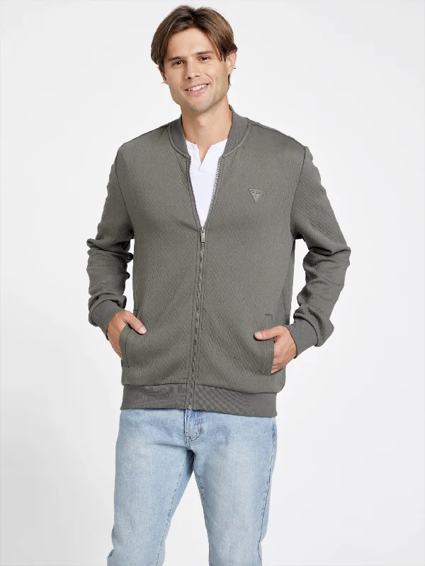 Street Fashion Modern Jackets Oscar Mock-Neck Flight Jacket