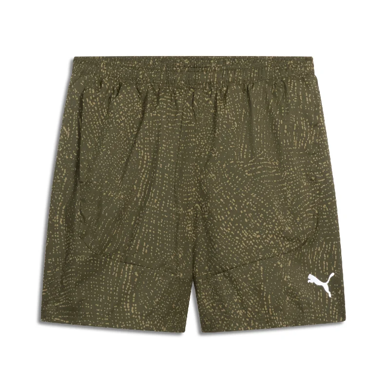 PUMA Men's All Over Print Running Shorts