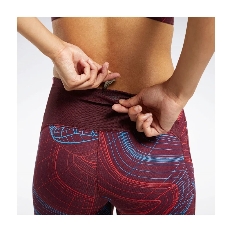 Relaxed Fits Bold Pants Reebok Womens Technical Twist Compression Athletic Pants, Red, Small Relaxed Fits Bold Pants Reebok Womens Technical Twist Compression Athletic Pants, Red, Small