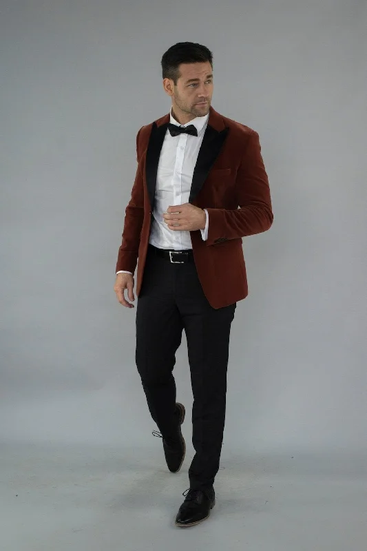 Comfy Suits Urban Footwear Rosa Copper Slim Fit Blazer