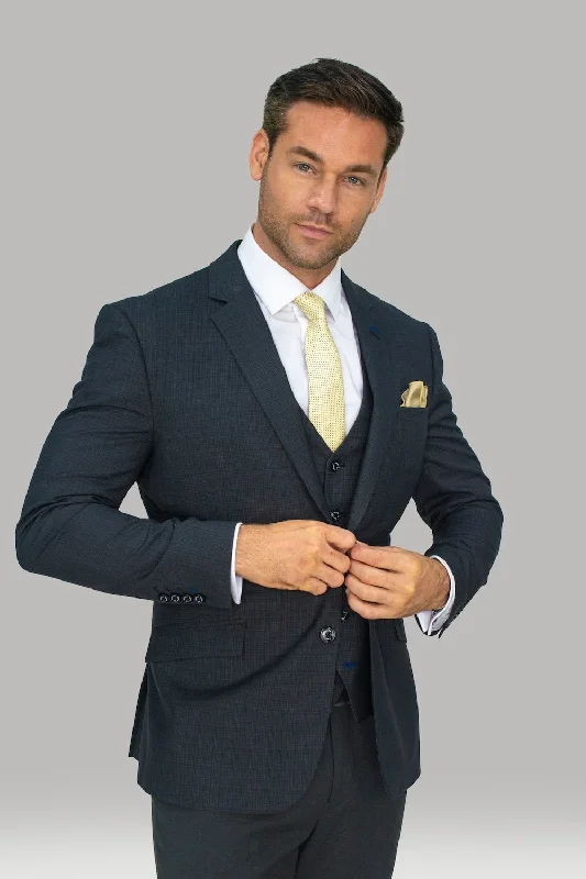 Comfortable Knitwear Functional Pants Seeba Graphite Blazer