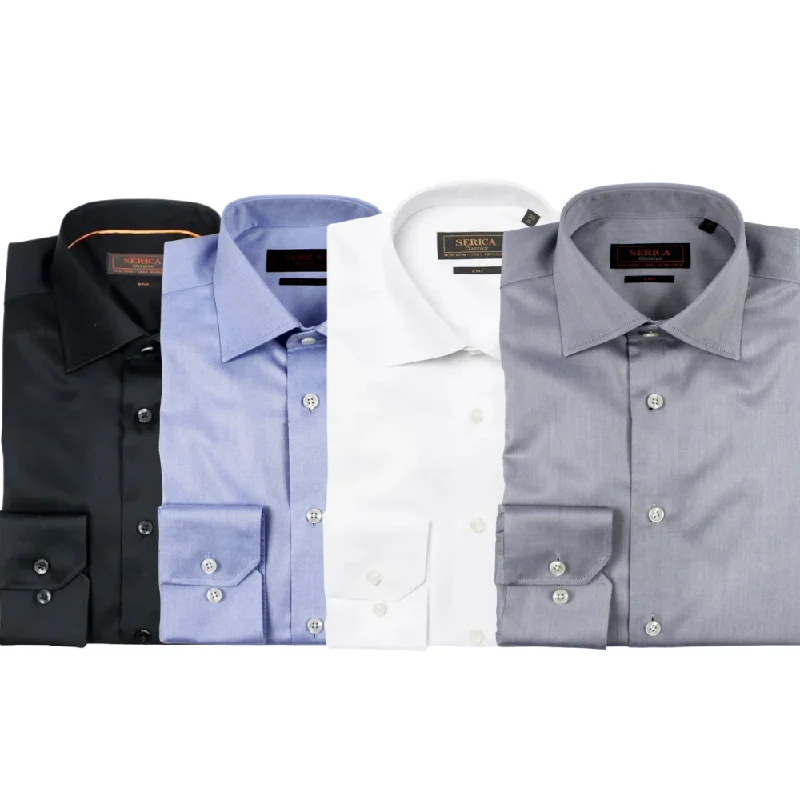 Cozy Looks Smart Denim Serica Classics Dress Shirt - C-106 - Assorted Colours