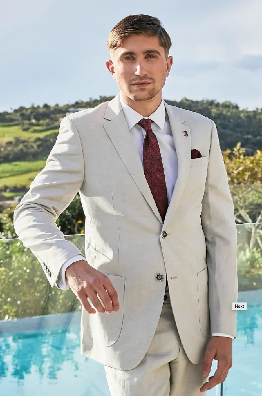 Smart Looks Comfortable Suits Asher SL3-Savile Row- Salt