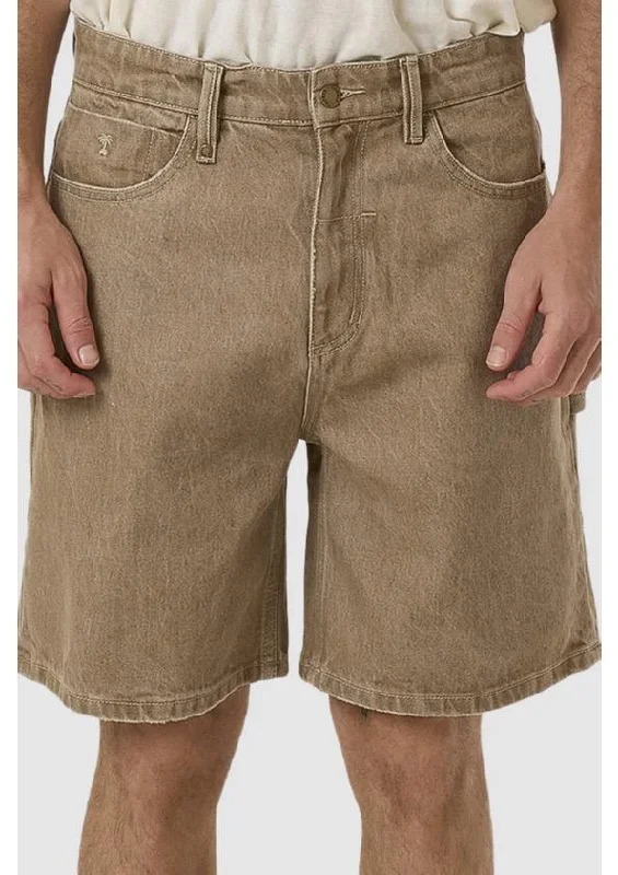 Comfy Suits Practical Hoodies Slacker Denim Short Breen Stonewash